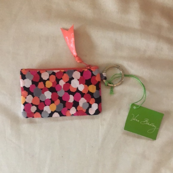 Vera Bradley pixie confetti zip ID case - Picture 2 of 3